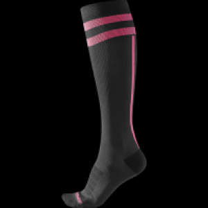 Ideenwelt Sport-Kompressionskniestrumpf anthrazit/pink Gr. 35/38