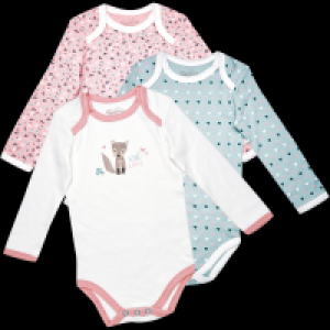 Ideenwelt 3er Set Baby-Bodys Gr. 86/92