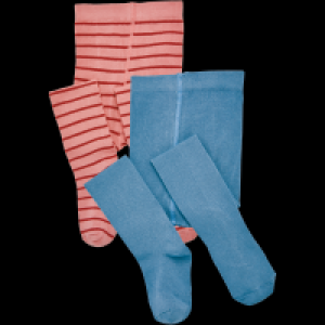 Ideenwelt 2er Set Kinder-Strumpfhose Gr. 110/116 blau