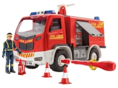 Revell Junior Kit Modellbausatz Feuerwehr, Maßstab 1:20, mit Figur, ab