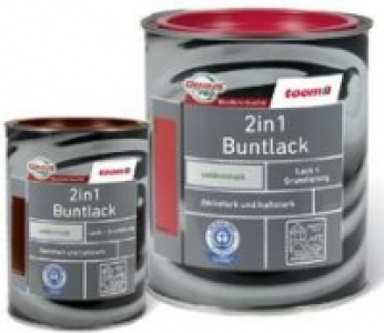 2in1 Buntlack 125 ml 6.99 €