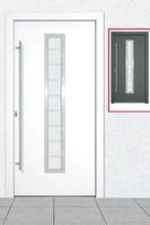 Aluminium-Haustür Dallas weiß
