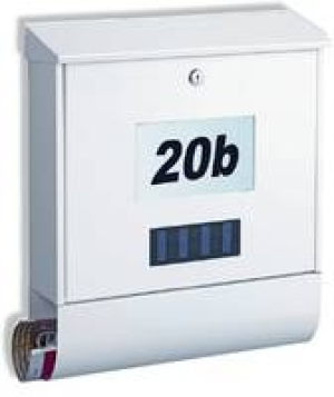 Solarbriefkasten, Stahl