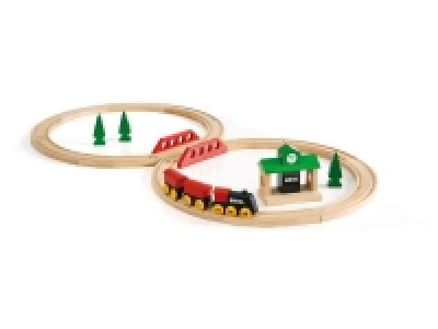 Lidl Brio BRIO 33028 »Bahn Acht Set - Classic Line«, 22-teilig, mit Holzzug, ab 