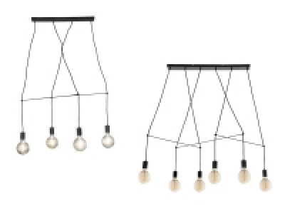 Nino Leuchten Nino LED Pendelleuchte »ALMA«, 4- oder 6-flammig 106.25 €