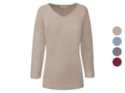 HUCKE Berlin Pullover Damen, mit V-Auschnitt, mit Viskose
