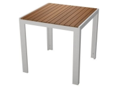 Lidl Florabest® FLORABEST® Gartentisch »Buenos Aires«, 75 x 75 cm, Alu/Holz