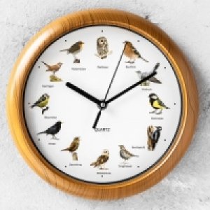 Vogelstimmen-Wanduhr 9.99 €