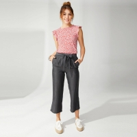 NKD  Damen-Culotte im Jeans-Look, mit Bindegürtel