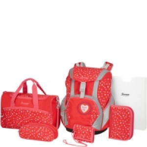 Karstadt  Sammies Schulranzen-Set Candy Hearts, 7-teilig