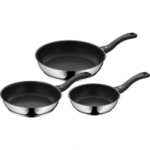 WMF Pfannen-Set Devil, Edelstahl, ergonomisch, 3-teilig
