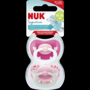 Nuk Beruhigungssauger Signature Rosa/Pink 18-36 Monate