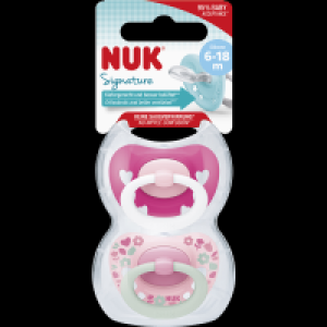Nuk Beruhigungssauger Signature Rosa/Pink 6-18 Monate