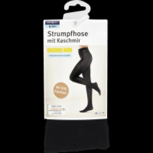 Rossmann Ideenwelt Strumpfhose mit Kaschmir schwarz Gr. L/XL