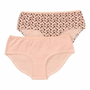 NKD  Damen-Panty mit Pusteblumen-Muster, 2er-Pack