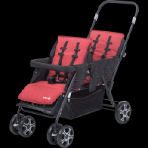 Rossmann Safety 1st Geschwisterwagen Teamy, Ribbon Red Chic