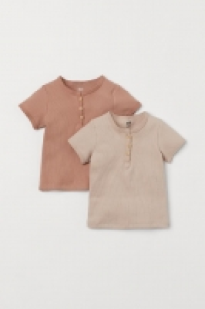 2er-Pack Gerippte Shirts 6.99 €