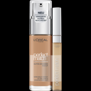 Loréal Paris Perfect Match-Set: Make-Up 7.D/7.W + Concealer 4.N