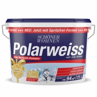 OBI  Schöner Wohnen Wandfarbe Polarweiss matt 11 l