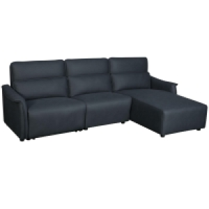 Ecksofa - anthrazit - elektrische Relaxfunktion