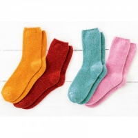 Norma Ellenor Chenille-Socken 2 Paar