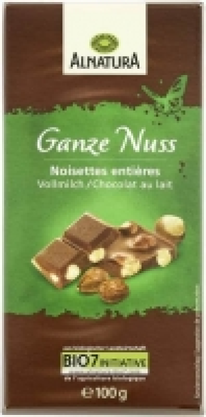 Schokolade Ganze Nuss Vollmilch 1.69 €