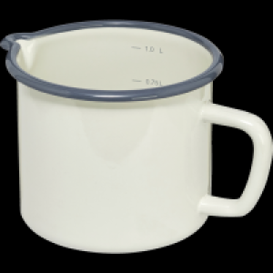 Ideenwelt Emaille-Milchtopf 1,0l