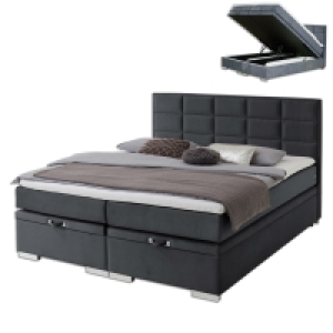 Boxspringbett - grau - H3 - 180x200 cm 1,199.00 €
