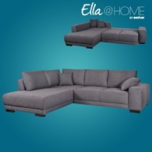 Roller  Ella@HOME Ecksofa - dunkelgrau - Recamiere links