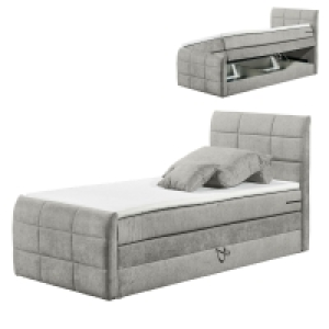 Boxspringbett - grau - H2 - 120x200 cm 699.00 €