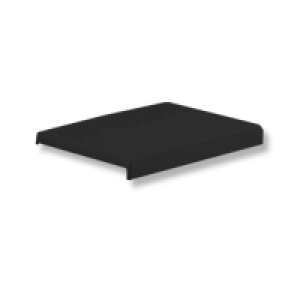 Roller  Klemmkissen - schwarz - 35 cm