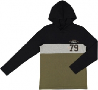 MANGUUN Hoodie, Color Blocking, sportiver Print, für Jungen