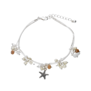 Accessories Fußkette im Layering-Look mit Seestern, Muschel und Zierelementen