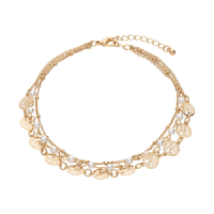 Accessories Statement-Fußkette im Layering-Look mit Zierperlen