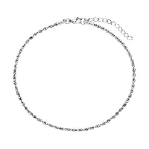 Accessories Fußkette Stainless Steel gedrehte Optik