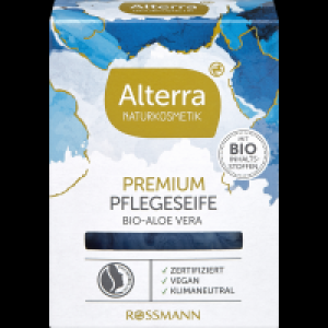 Rossmann Alterra Naturkosmetik Premium Pflegeseife Bio-Aloe Vera