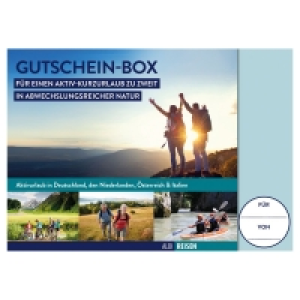 Aktivurlaub-Gutschein-Box