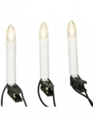 LED-Weihnachtsbaumkerzen, warmweiß, Netzbetrieb, Kabellänge: 17,4 m 37.99 €
