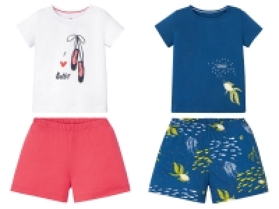 Lidl Lupilu® LUPILU® Kleinkinder Shorty Mädchen, 2-teilig, mit Print