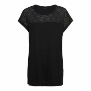 Damen-T-Shirt mit Spitzeneinsatz, große Größen 4.79 €