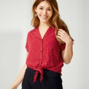 Damen-Bluse mit Herzmuster 3.99 €
