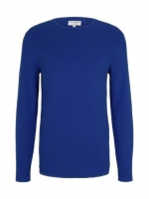 Tom Tailor Denim Pullover, Langarm, feine Struktur, für Herren