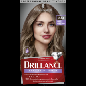 Rossmann Schwarzkopf Brillance Cool-Color-Creme 833 Kühles Perlmuttbraun