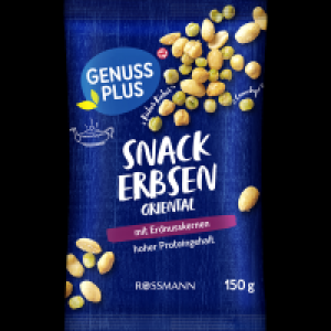 Genuss Plus Erbsen Snack Oriental