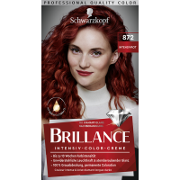 Rossmann Schwarzkopf Brillance Permanente Haarfarbe Intensiv-Color-Creme 872 Intensivrot