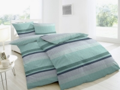 Primera Feinbiberbettwäsche Streifen Grün 24.99 €
