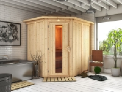 Lidl Karibu Karibu 68-mm-Systemsauna Väja mit Energiespartür