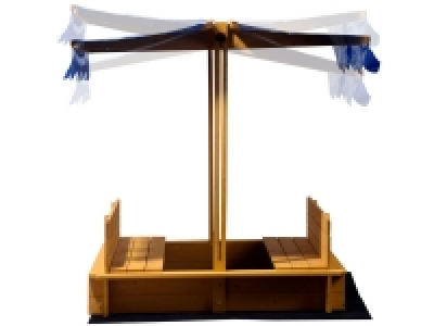 dobar Verschließbarer Sandkasten mit Sitzbänken und verstellbarem Dach 58.09 €