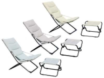 Leco Gartenstuhl mit Hocker »Mia-Maria«, In- und Outdoor, zusammenklap 99.99 €