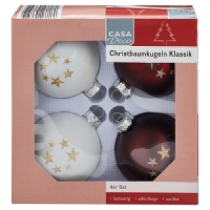 CASA DECO Christbaumkugeln 1.99 €
